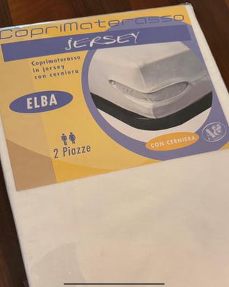 Coprimaterasso Jersey 2 piazze con cerniera Nuovo