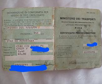 libretto piaggio ciao p