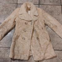 giacca donna SIXTY pelliccia ecologica bianca