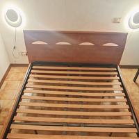 Testata Letto Matrimoniale + Rete in doghe