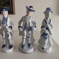 Set 3 Statuette Vintage Stile Coloniale