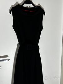 SANDRO FERRONE - ABITO TUBINO NERO IN LANA