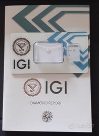 Diamante naturale  0.31 Ct - G - IF - 3EX 