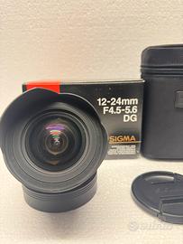 Sigma 12/24 per canon