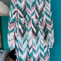 Abito a righe Chevron Pinko collezione A/I 2020