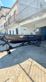 Barca canadian 4.40 piu carrello