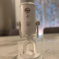 Blue Yeti bianco USB microfono professionale
