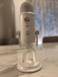 Blue Yeti bianco USB microfono professionale