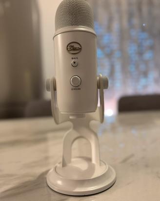 Blue Yeti bianco USB microfono professionale