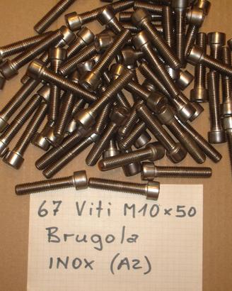 67 Viti M10x50 Brugola Inox