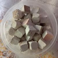 50 cubetti di Calcio x gamberetti,lumache acquario