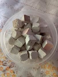 50 cubetti di Calcio x gamberetti,lumache acquario