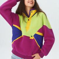 Pile Bailo Vintage anni '90 Color Block