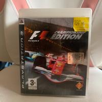 F1 formula1 championship edition playstation 3