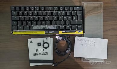 Corsair K65 RGB Mini 8K Hz Meccanica PC/PS5/XBOX