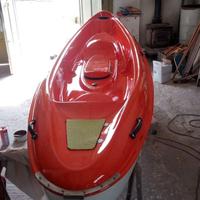 canoa in resina