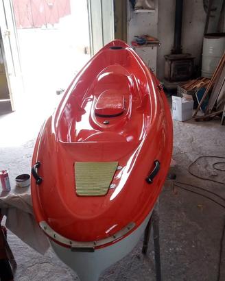 canoa in resina