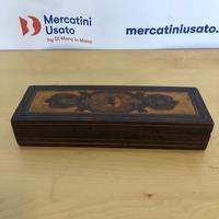 Scatola in legno con Intarsio