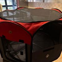 Box Recinto Pieghevole  Animali 82x82x50cm Nuovo