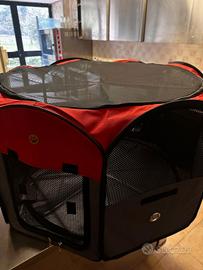 Box Recinto Pieghevole  Animali 82x82x50cm Nuovo