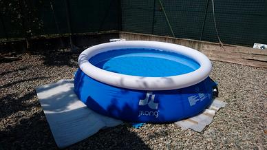 PISCINA FUORI TERRA CON ANELLO GONFIABILE Ø 240 x 