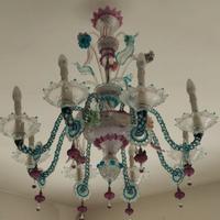 sono 2 lampadari in vetro di murano Rezzonico 