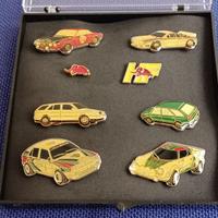 Set di 8 spillette/pins automobili Lancia