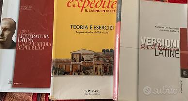 Libri di latino letteratura e versioni