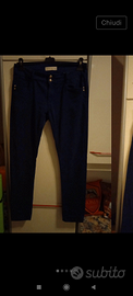 Pantalone blu donna