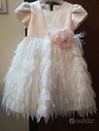 VESTITINO BAMBINA DA CERIMONIA NUOVO