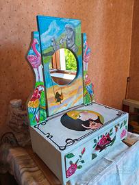 PSICHE TOELETTA Eseguita e Dipinta a mano