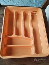 Portaposate organizzatore da cassetto a 6 posti