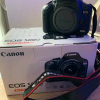 Canon 500d + obiettivi