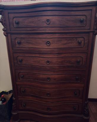 Cassettiera epoca fine ‘800 – settimino 6 cassetti