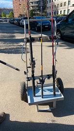 Carrello porta canne da pesca