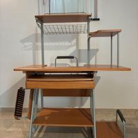 Scrivania per PC, stampante e altri accessori