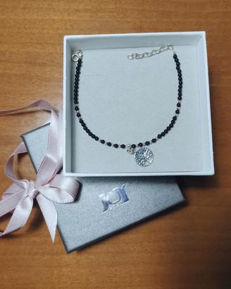 Bracciale in argento albero della vita con pietre 