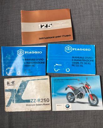 Manuali uso e manutenzione moto