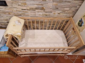 Lettino neonato in legno