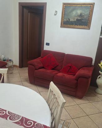 2 divani 2 posti e 3 posti  più letto
