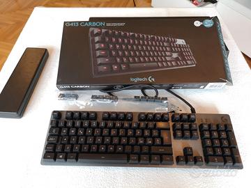 Logitech Tastiera Meccanica Gaming G413 Carbon