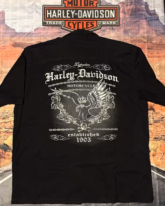 Camicia tg L Originale Harley Davidson