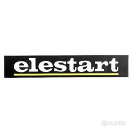 Targhetta Elestart per Piaggio Ape 50
