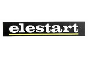 Targhetta Elestart per Piaggio Ape 50