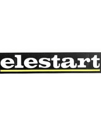 Targhetta Elestart per Piaggio Ape 50