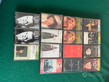 Raccolta 15 audiocassette originali Renato Zero