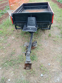 Rimorchio trazionato motocoltivatore