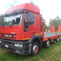 Iveco eurotech 440e42 pianale con rampe 4 assi