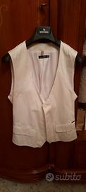 Gilet bianco sagomato antony morato