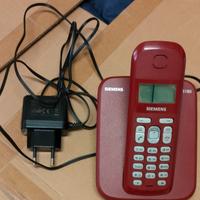 Telefono cordless gigaset rosso as180